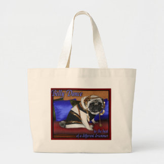 belly dancing pug bag