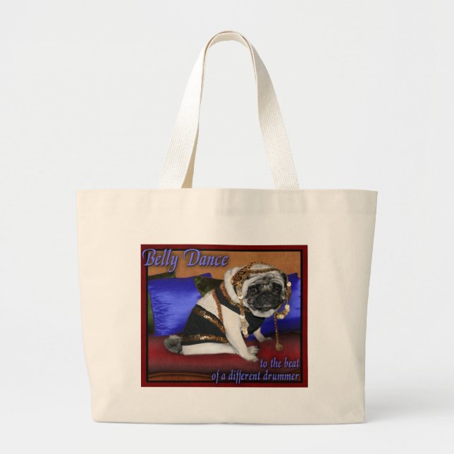 belly dancing pug bag (Front)