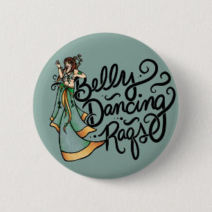 Belly Dancing Raqs Belly Dancer 6 Cm Round Badge