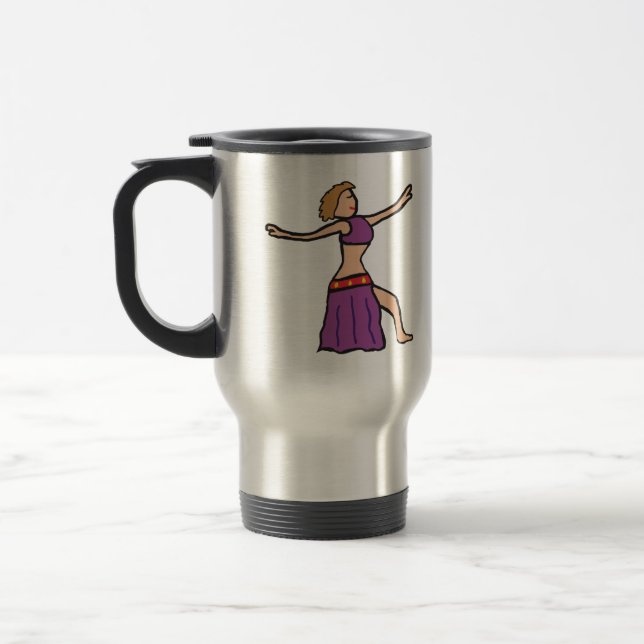 Belly Dancing Travel Mug (Left)