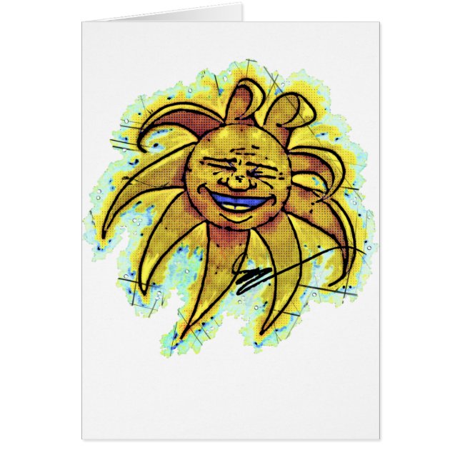 Belly Laugh Cartoon Card B (Front)