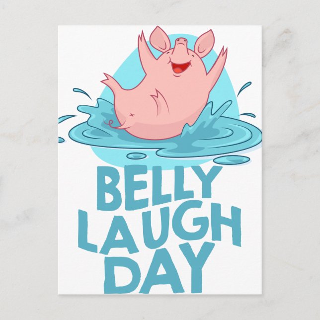 Belly Laugh Day - Appreciation Day Postcard (Front)