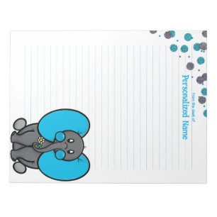 Belly Phant Dots Lined Notepad