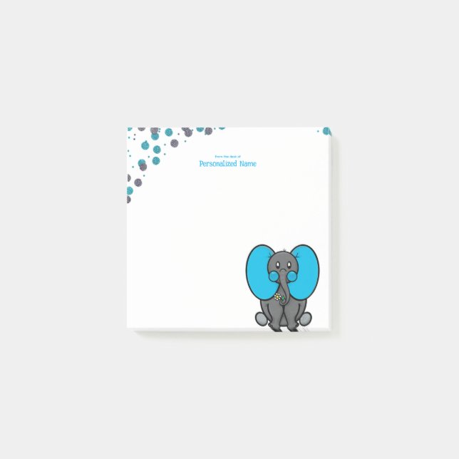 Belly Phant Dots Post-it Notes (Front)