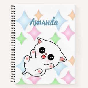 Belly Rub Time Kitten Notebook