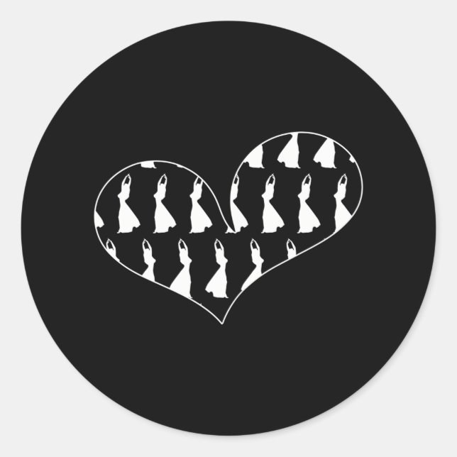 Bellydance Belly Dance Belly Dancer Bellydancer Classic Round Sticker (Front)
