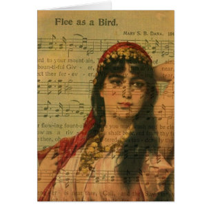 Bellydancer Collage Flee as a Bird Music
