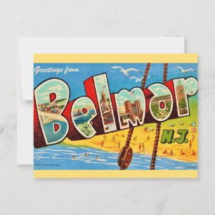 Belmar New Jersey Postcard