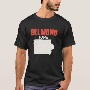 Belmond Iowa USA State America Travel Iowan  T-Shirt