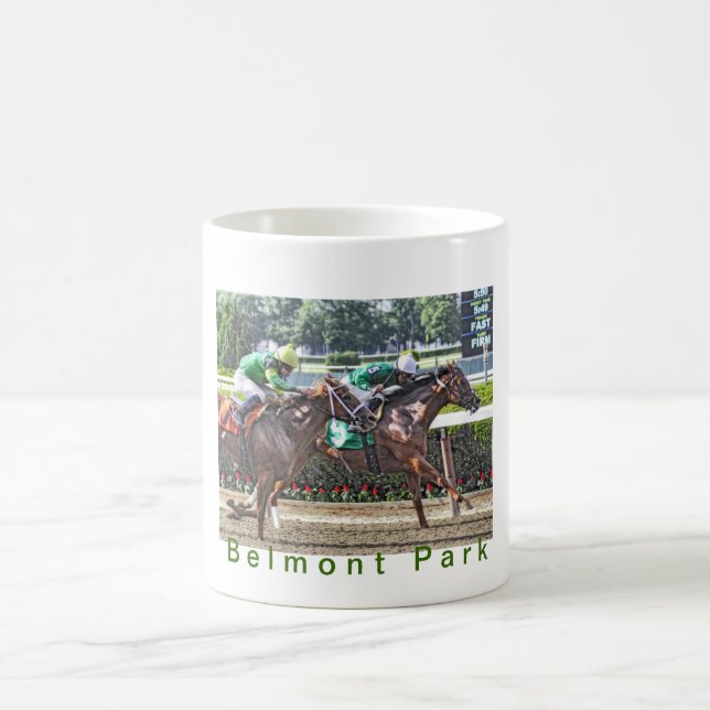 Belmont Park Championship Racing Coffee Mug (Center)
