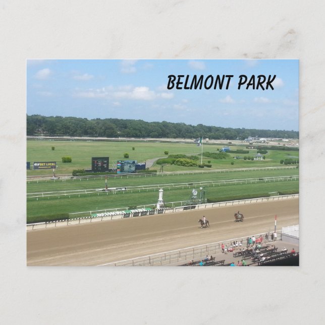 Belmont Park Postcard (Front)