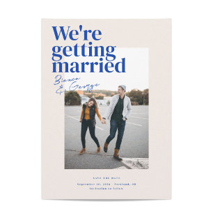 Belmont Wedding Save the Date Invitation