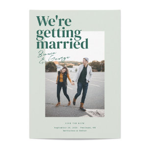 Belmont Wedding Save the Date Invitation