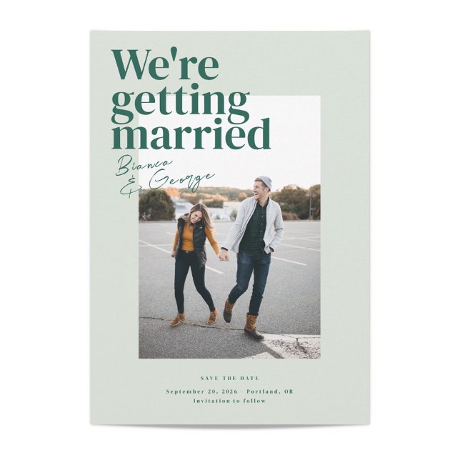 Belmont Wedding Save the Date Invitation (Creator Uploaded)