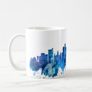 Belo Horizonte Brazil Skyline Blue Coffee Mug
