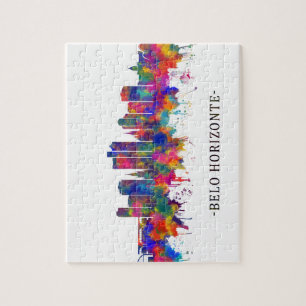 Belo Horizonte Brazil Skyline Jigsaw Puzzle