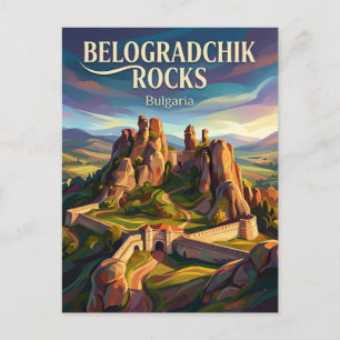 Belogradchik Rocks Bulgaria Postcard