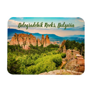 Belogradchik Rocks Bulgaria stylised Magnet