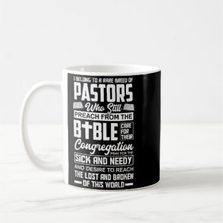 Belong To A Rare Breed Of Pastors Minister Clergy Coffee Mug