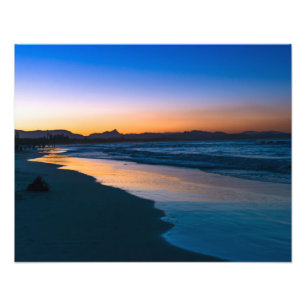Belongil Beach just after sunset, Byron Bay Photo Print