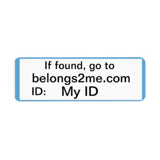 belongs2me.com Labels