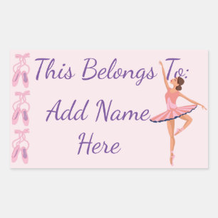 Belongs to: Ballerina Rectangular Sticker