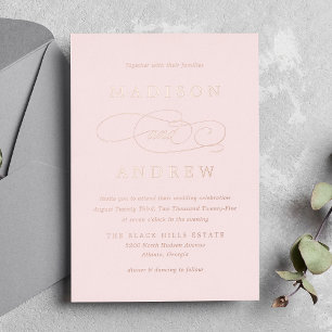 Beloved Blush Pink and Rose Gold Wedding