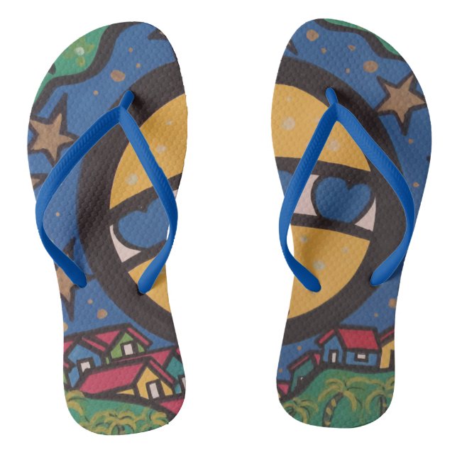 Beloved country flip flops (Footbed)
