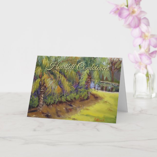 Beloved Departed Serenity Prayer Sympathy Card (Orchid)