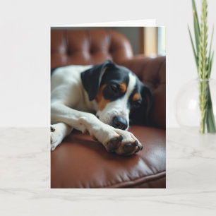 Beloved Fathers Day Pup Card