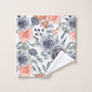 beloved floral wash cloth