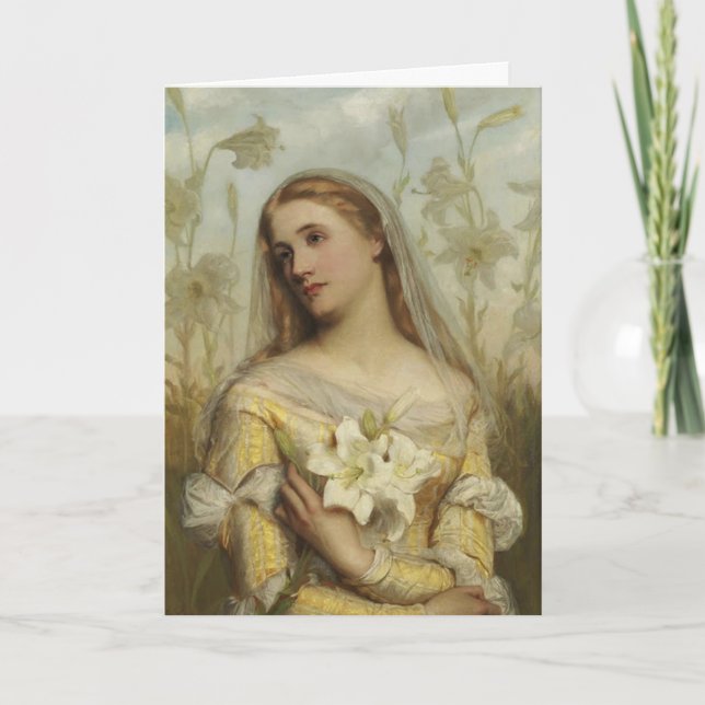 Beloved in Life and Death Sympathy Message Card (Front)