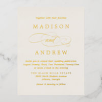 Beloved Ivory and Gold Wedding