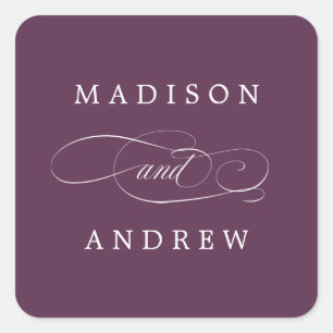 Beloved Personalised Wedding Stickers