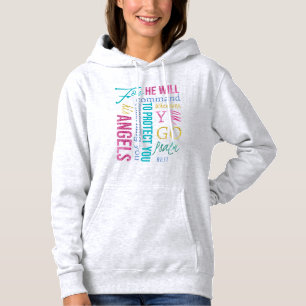 Beloved Reborn Psalm 91:11 Angel Scripture Bible Hoodie