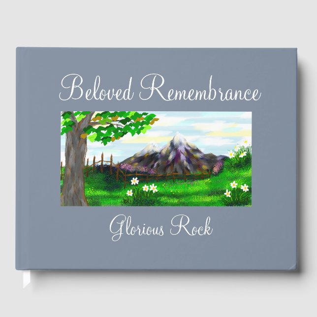 "Beloved Remembrance" Guestbook (Front)