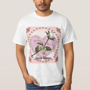 Beloved Rose heart  T-Shirt