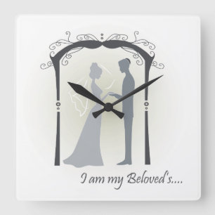 Beloved Square Wall Clock