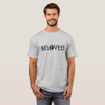 Beloved, Type, Crucifix, host, custom design T-Shirt<br><div class="desc">Had the privilege to design the Family Day shirts for an organisation,  this one was one of the concepts we liked but they went with a different design. I'm please to offer it here to spread that you are 'Loved".</div>