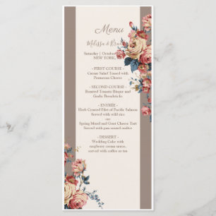 beloved Wedding Menu