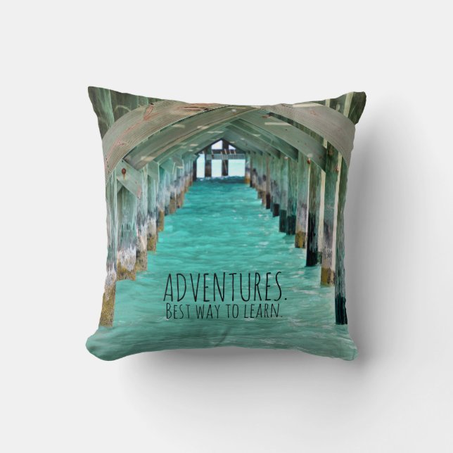 Below Bahamas Pier Cushion (Front)
