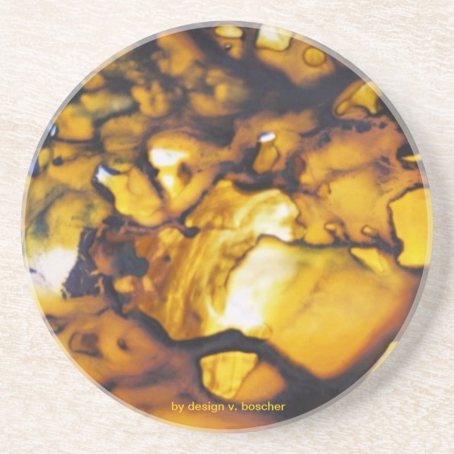 BELOW GLASS COASTER (Front)