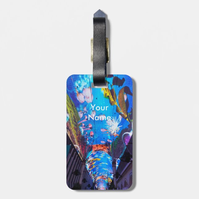 Below The Sea Luggage Tag (Back Vertical)