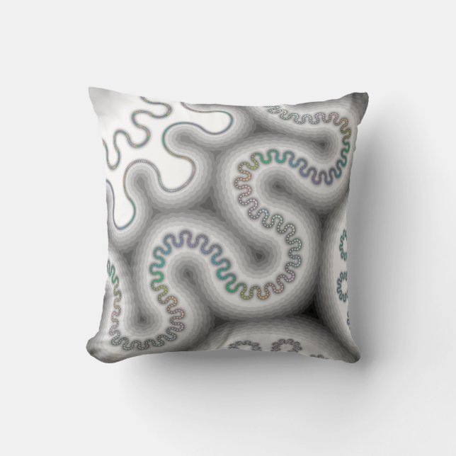 Below Zero - Throw Pillow by Vibrata (Front)
