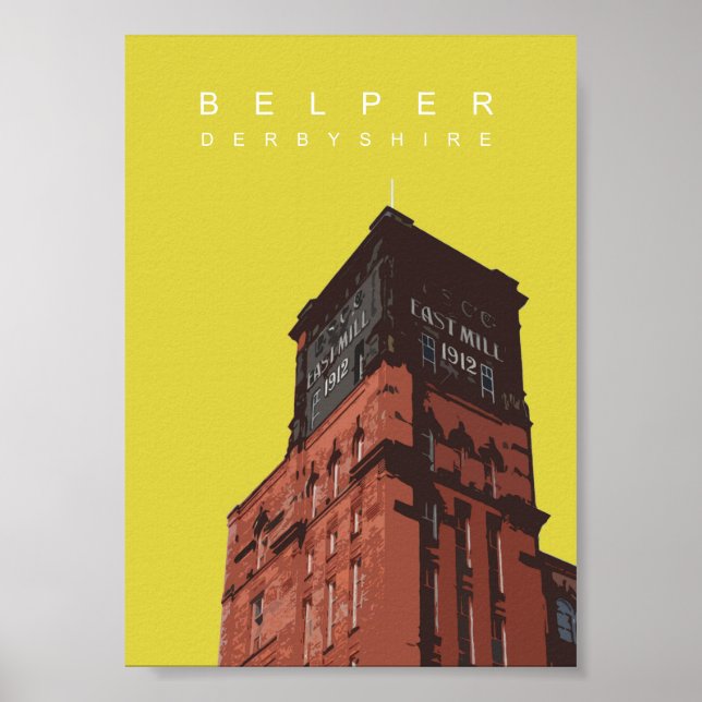 Belper North Mill Poster (Front)