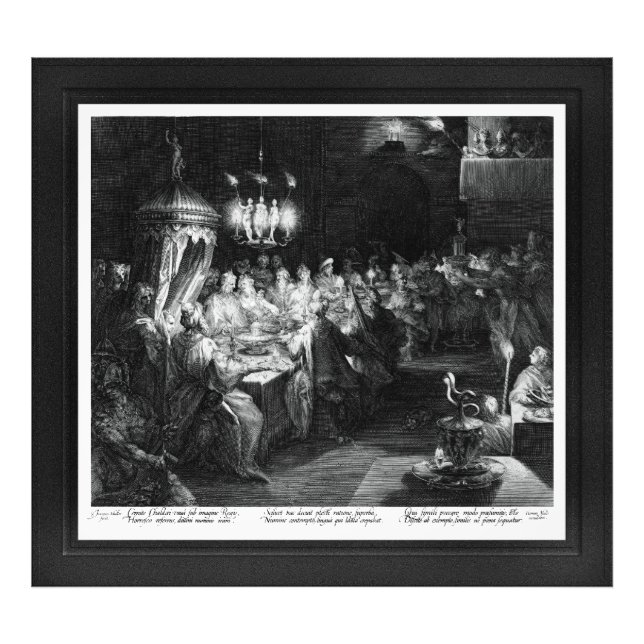Belshazzar's Feast by Engraver Jan Muller Photo Print (Front)