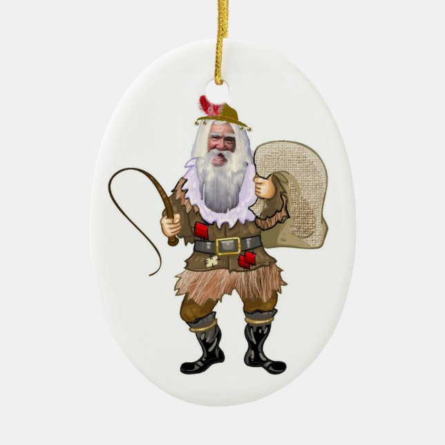 Belsnickel Ceramic Tree Decoration (Front)