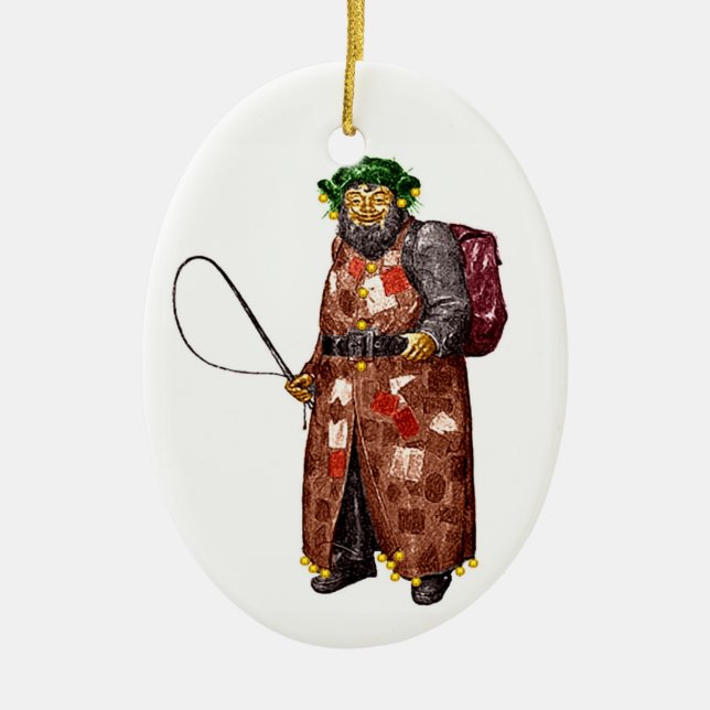 Belsnickel Ceramic Tree Decoration (Front)