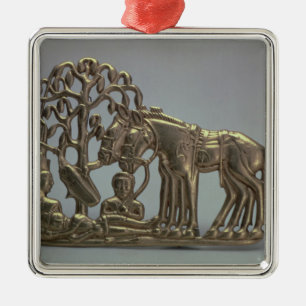 Belt buckle, from Siberian collection of Peter Metal Tree Decoration