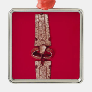 Belt buckle, from the cemetery metal tree decoration